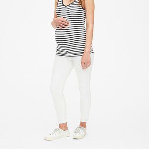 Gap Maternity Inset Panel True Skinny Ankle Jeans